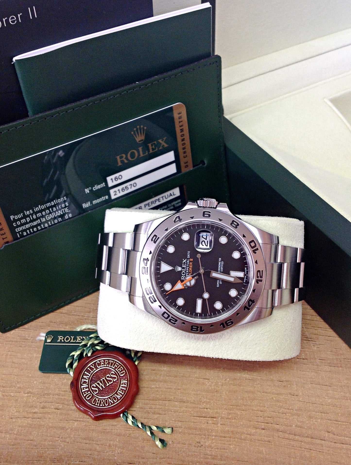 Explorer II Big 42mm Nero/Acciaio