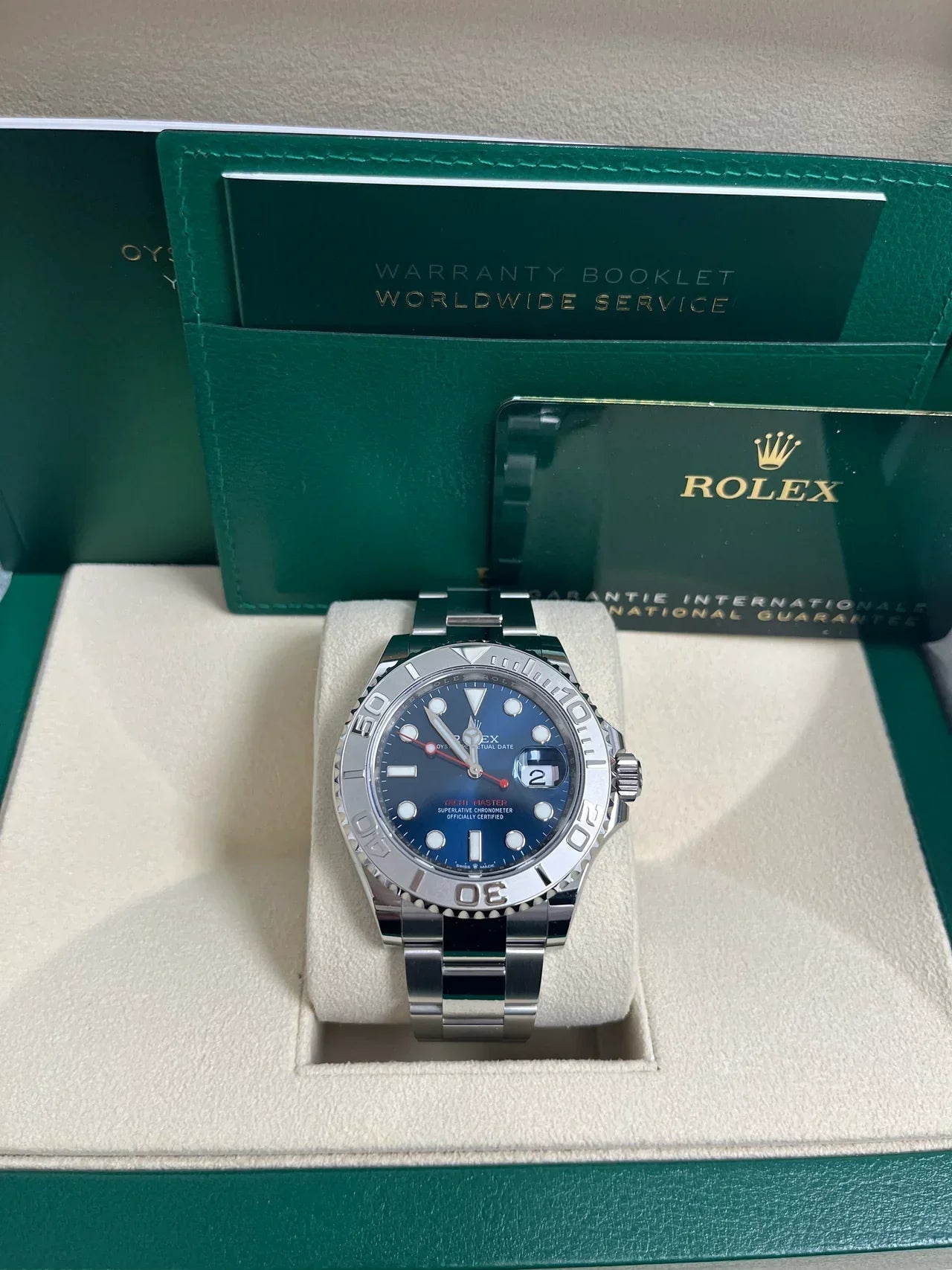 Yacht-master Blu 40 mm 126622