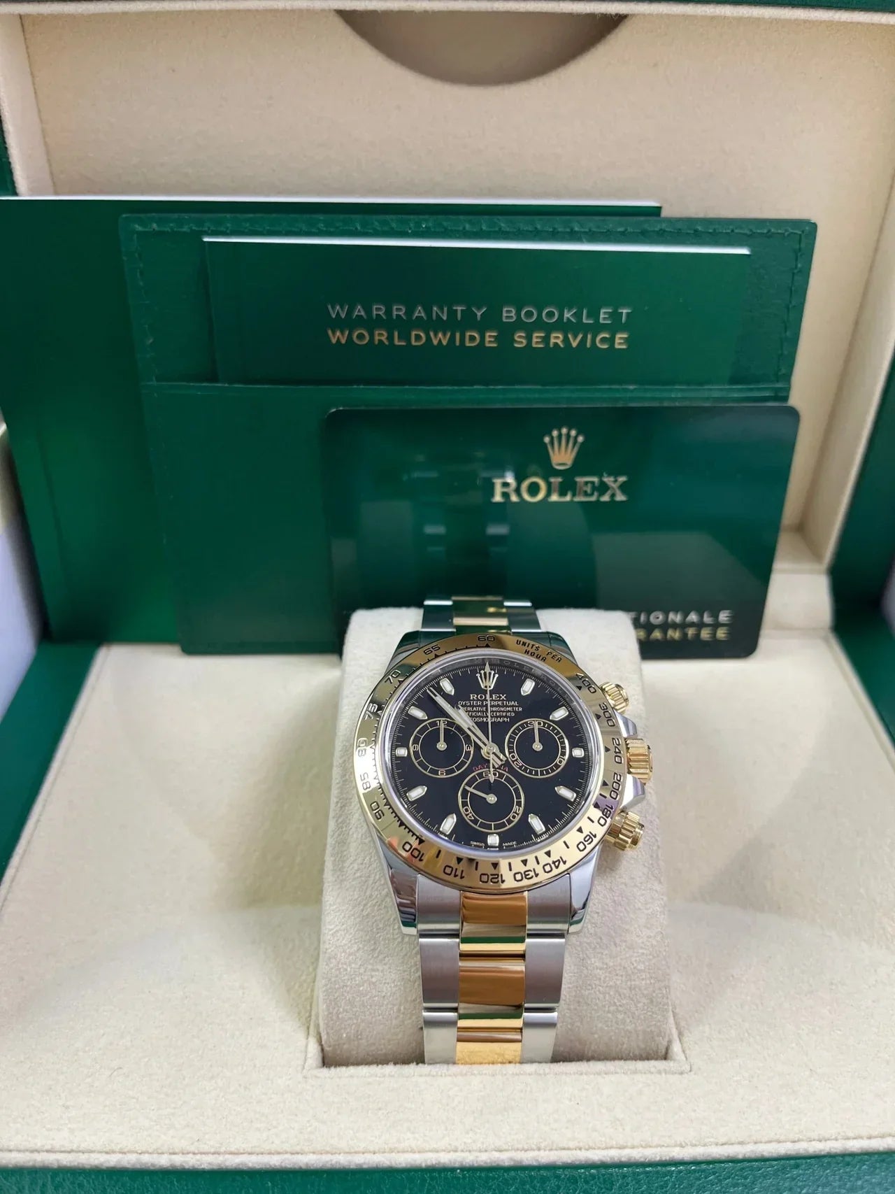 Daytona 40mm Acciaio/oro 116503