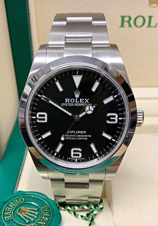 Explorer I 39mm Nero/Acciaio