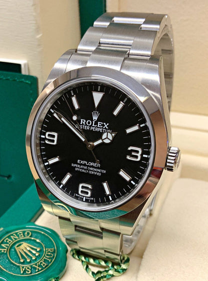 Explorer I 39mm Nero/Acciaio
