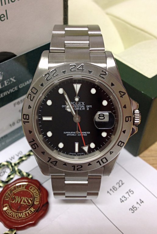 Explorer II 40mm Nero/Acciaio