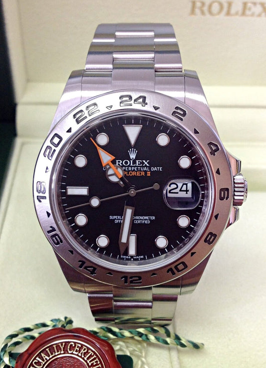 Explorer II Big 42mm Nero/Acciaio