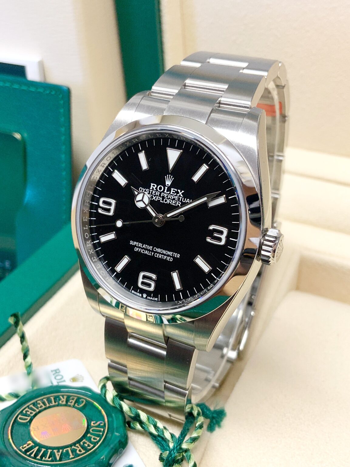 Explorer I 36mm 124270 Nero/Acciaio