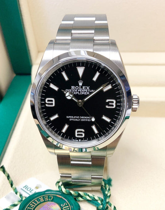 Explorer I 36mm 124270 Nero/Acciaio