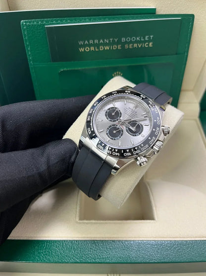 Daytona Oro Bianco 40mm Oysterflex